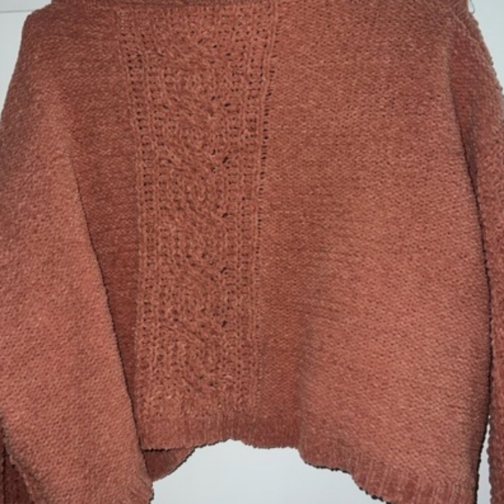 Cable Knit Sweater - Rust - Picture 5 of 6